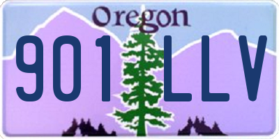OR license plate 901LLV