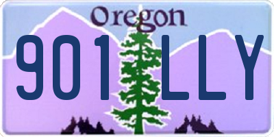 OR license plate 901LLY