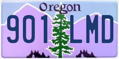 OR license plate 901LMD