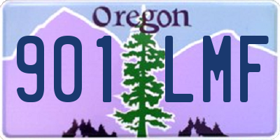 OR license plate 901LMF