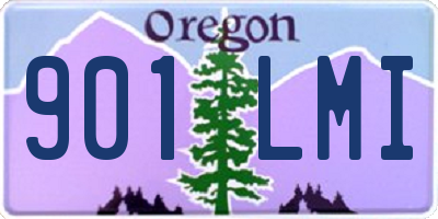 OR license plate 901LMI