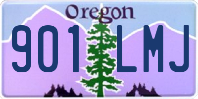 OR license plate 901LMJ