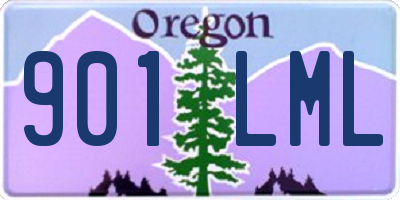 OR license plate 901LML