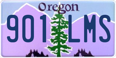 OR license plate 901LMS