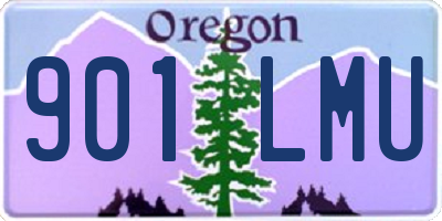 OR license plate 901LMU