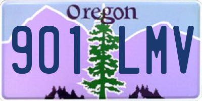 OR license plate 901LMV