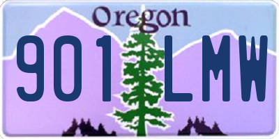 OR license plate 901LMW