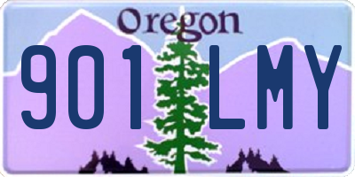OR license plate 901LMY