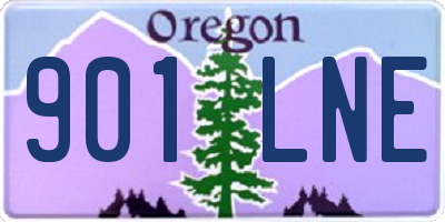 OR license plate 901LNE
