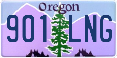 OR license plate 901LNG