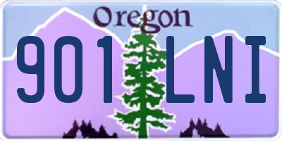 OR license plate 901LNI