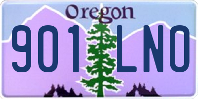 OR license plate 901LNO