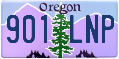 OR license plate 901LNP