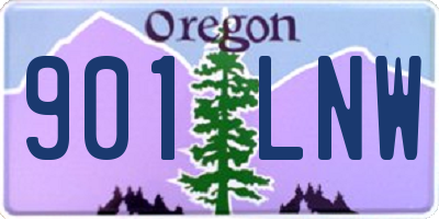 OR license plate 901LNW
