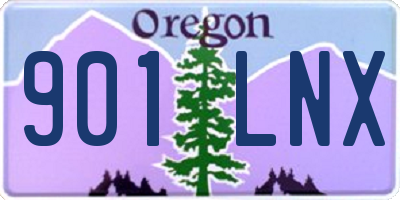 OR license plate 901LNX
