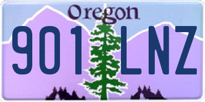 OR license plate 901LNZ