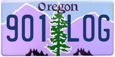 OR license plate 901LOG