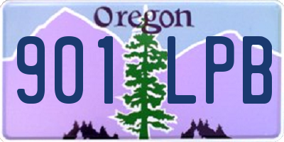 OR license plate 901LPB