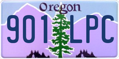 OR license plate 901LPC