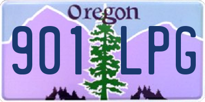 OR license plate 901LPG