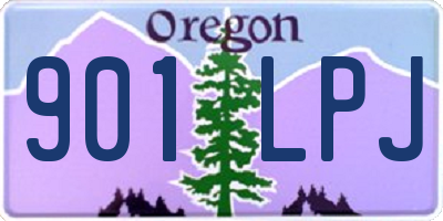 OR license plate 901LPJ