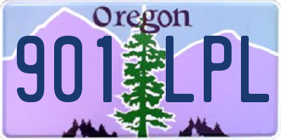 OR license plate 901LPL