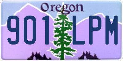 OR license plate 901LPM