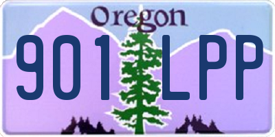 OR license plate 901LPP