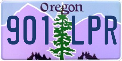 OR license plate 901LPR