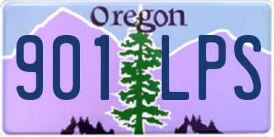 OR license plate 901LPS