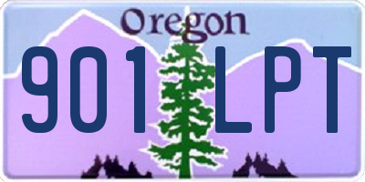 OR license plate 901LPT