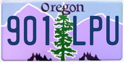 OR license plate 901LPU