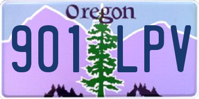 OR license plate 901LPV