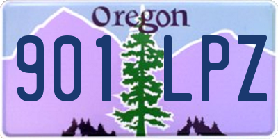 OR license plate 901LPZ