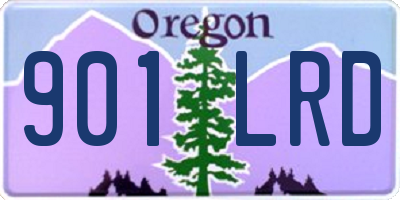 OR license plate 901LRD