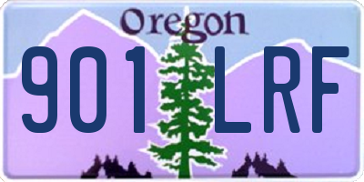 OR license plate 901LRF