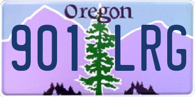 OR license plate 901LRG