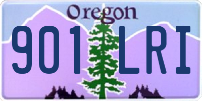 OR license plate 901LRI