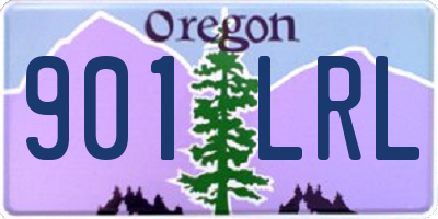 OR license plate 901LRL