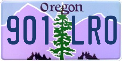 OR license plate 901LRO