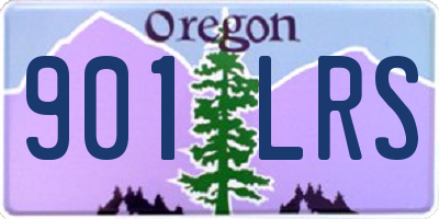 OR license plate 901LRS