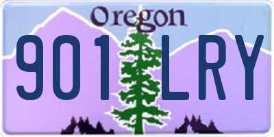 OR license plate 901LRY