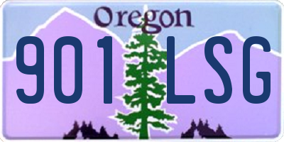 OR license plate 901LSG