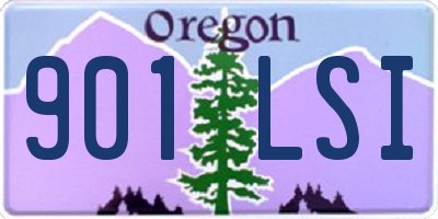 OR license plate 901LSI