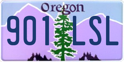OR license plate 901LSL