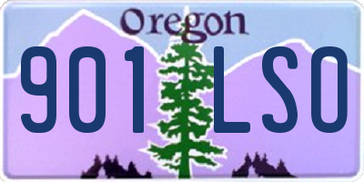 OR license plate 901LSO