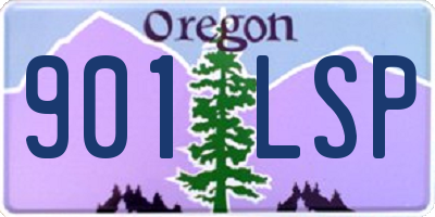 OR license plate 901LSP