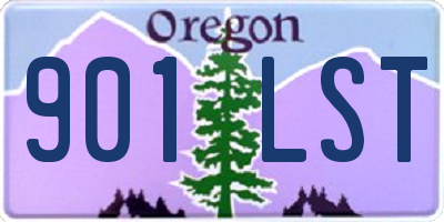 OR license plate 901LST