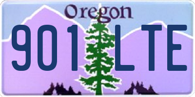 OR license plate 901LTE