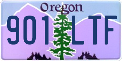 OR license plate 901LTF